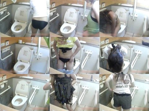 密撮!!夏の海岸洋式個室トイレVol.12