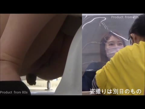 美意識高いパイパン市役所勤務職員のトイレ姿盗撮