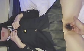 【無】現役JK3と目隠しハメ撮り