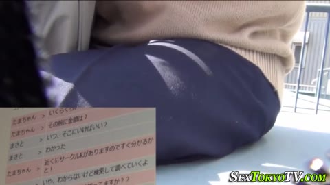 J〇野外円光⑦マンションの屋上で♬