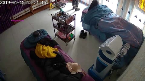 中国痩身エステの防犯カメラ11